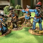 54mm American Revolution riflemen
