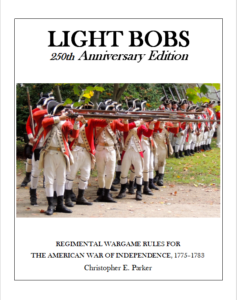 Light Bobs wargame rules for the American War of independence