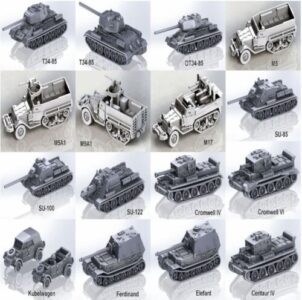WWII and Modern Armor and vehicles